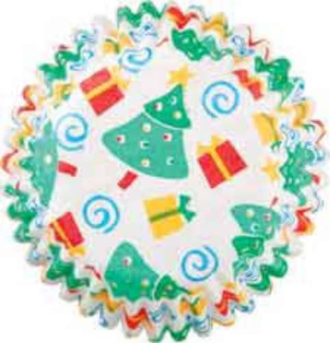 Twinkling Trees Cupcake Papers - Click Image to Close